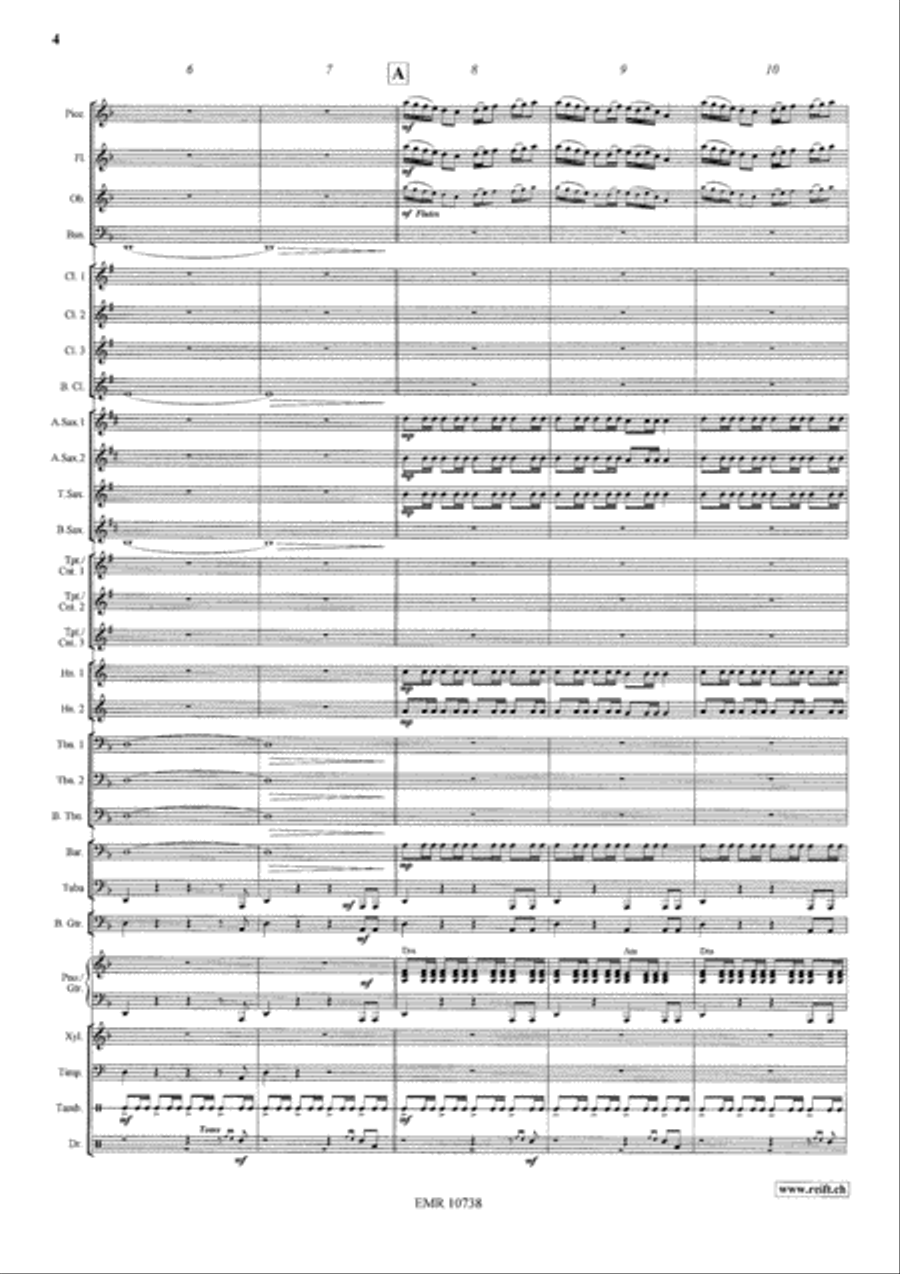 La Soupe Aux Choux Concert Band scores gallery preview page 5