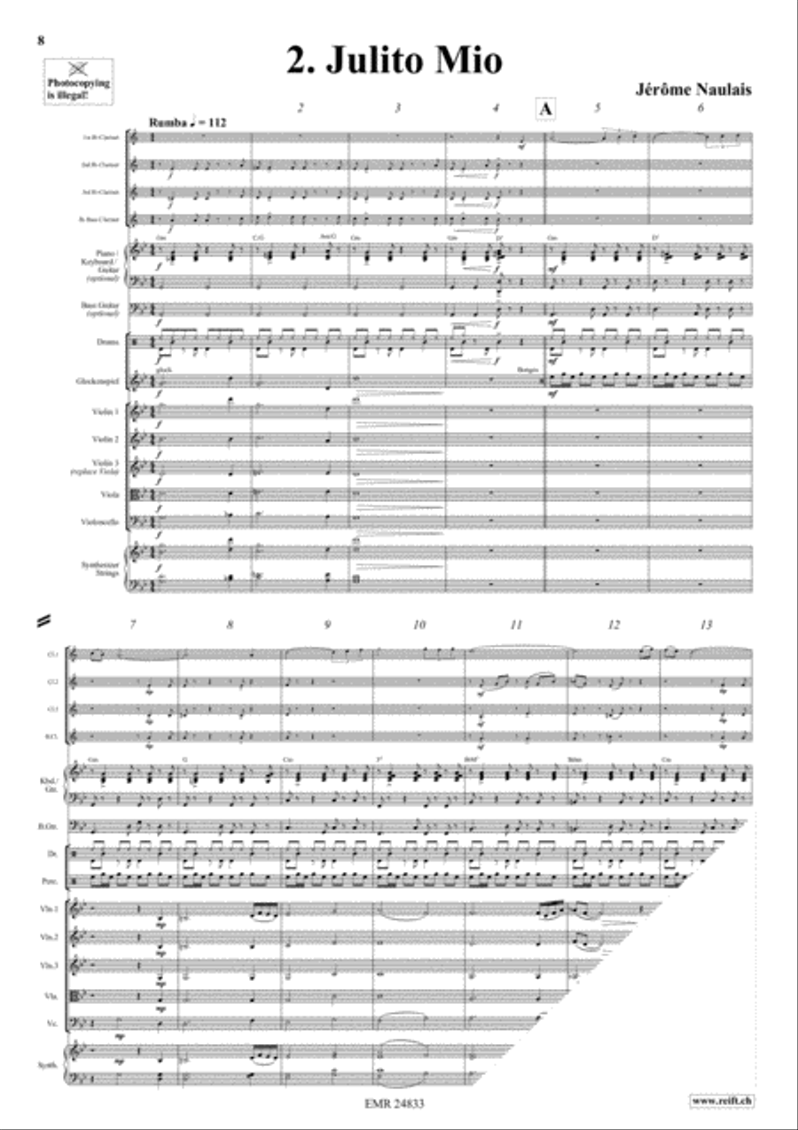 Play With Your Band Volume 3 Clarinet Quartet scores gallery preview page 4
