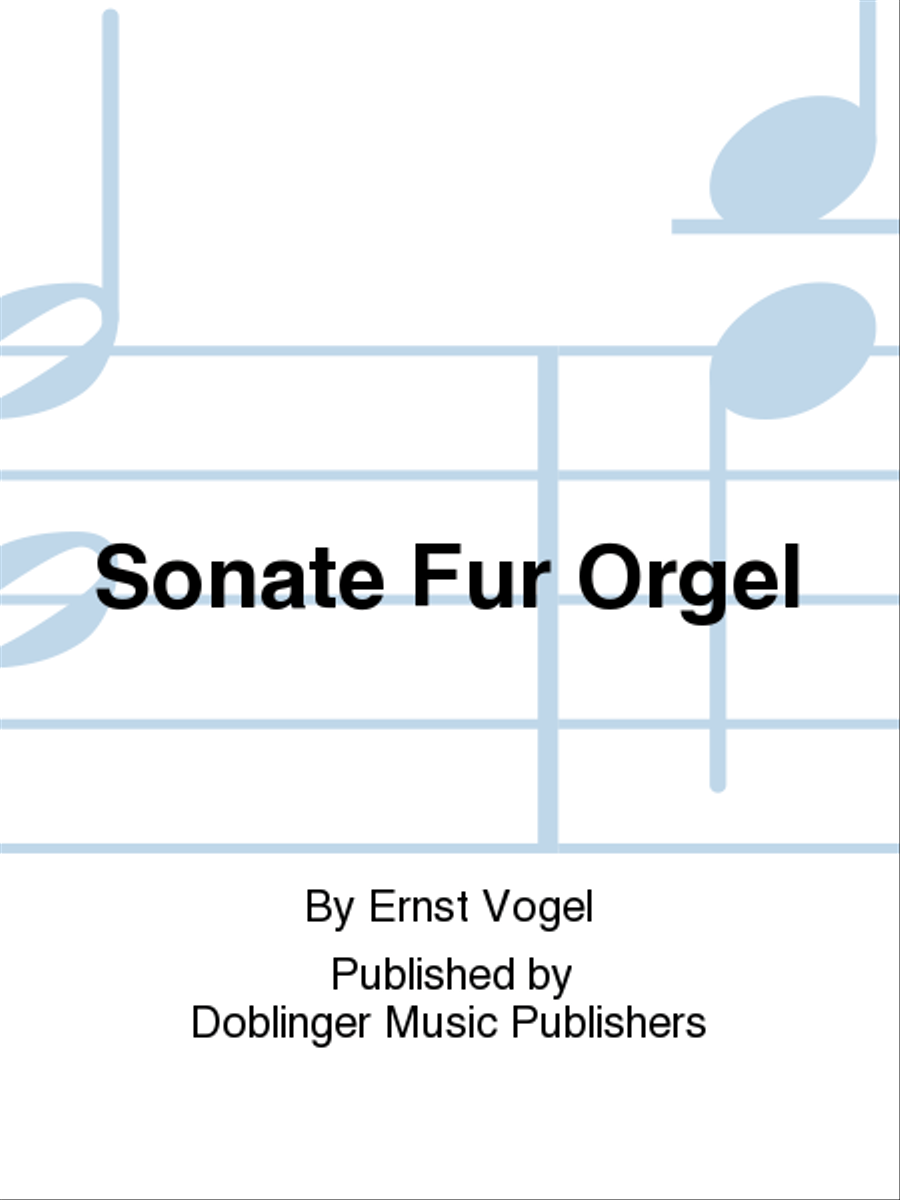 Sonate fur Orgel