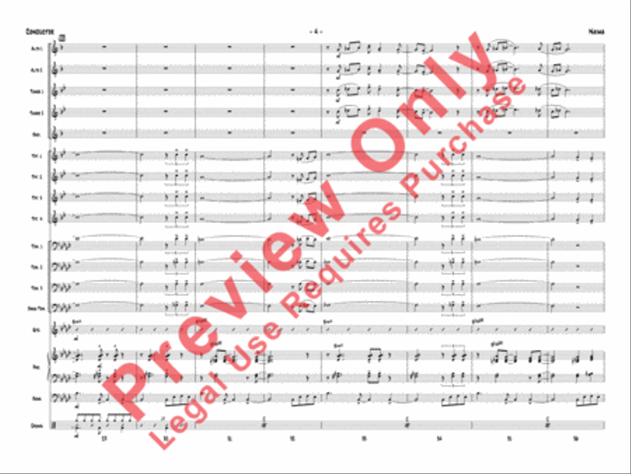 Naima Jazz Ensemble scores gallery preview page 31