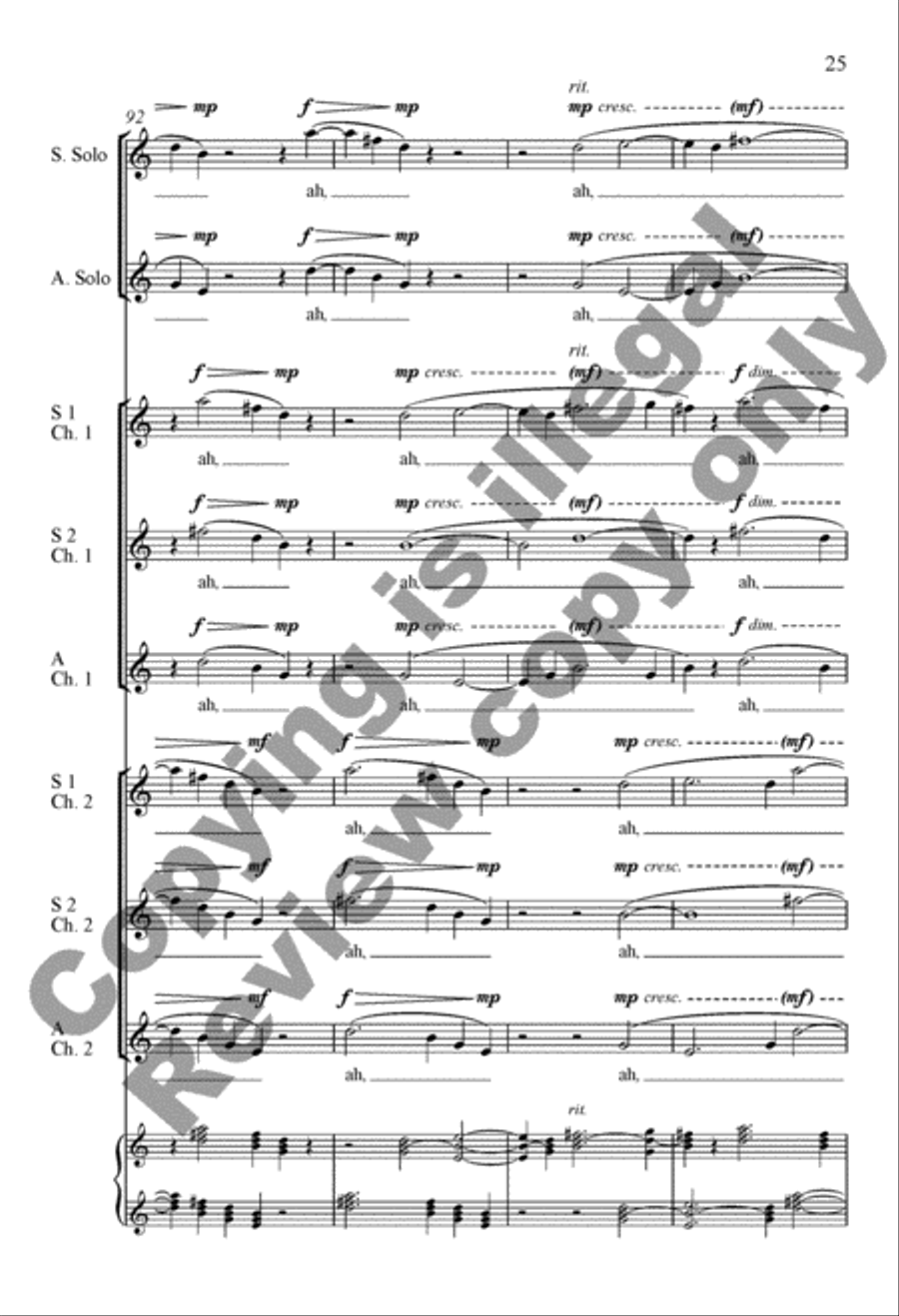 Dona nobis pacem SSA scores gallery preview page 44