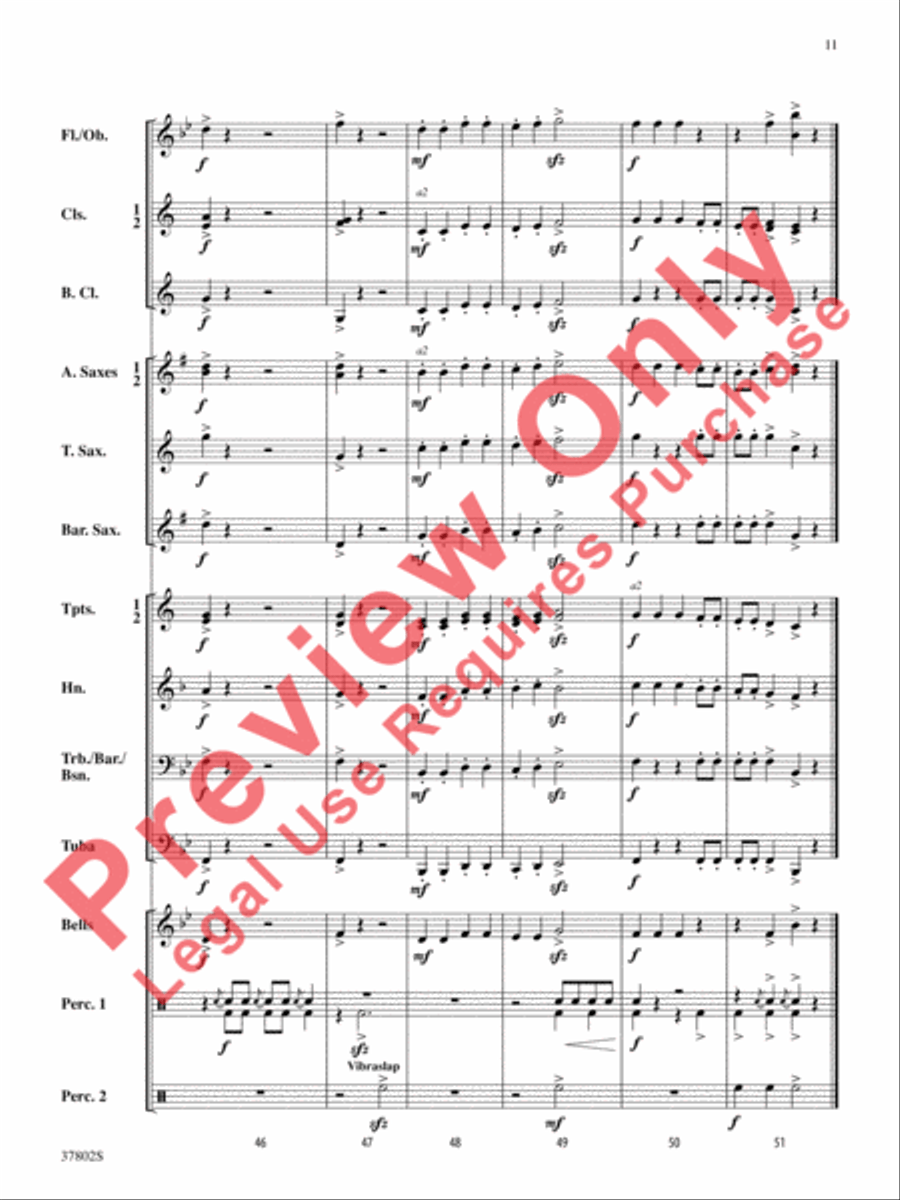 Huckleberry Hedgehog Huckleberry Hedgehog Concert Band scores gallery preview page 11