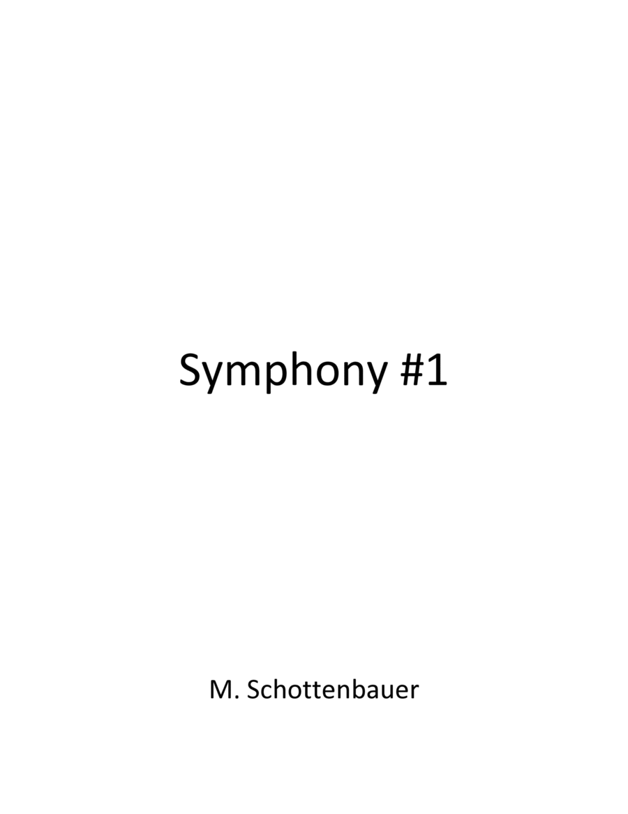 Symphony No. 1 String Orchestra scores gallery preview page 1
