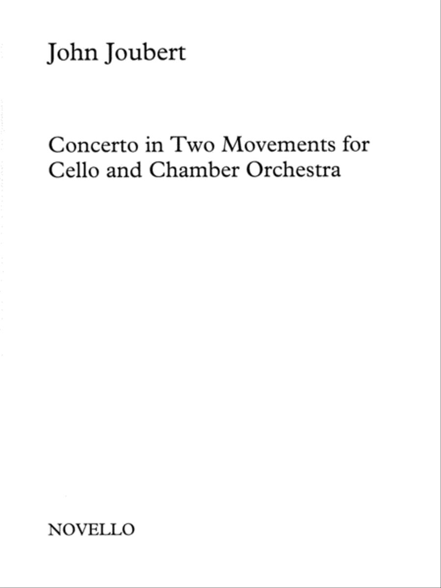 Concerto in Two Movements for Cello and Chamber Orchestra, Op. 171 Chamber Orchestra scores gallery preview page 1