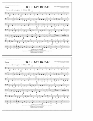 Holiday Road (from National Lampoon's Vacation) (arr. Tom Wallace) - Tuba