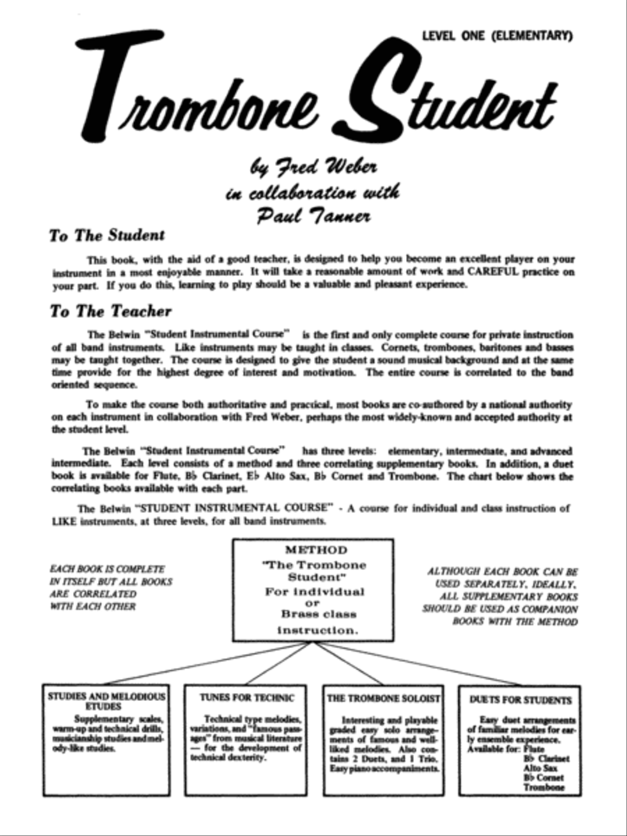 Student Instrumental Course Trombone Student Baritone Horn scores gallery preview page 2