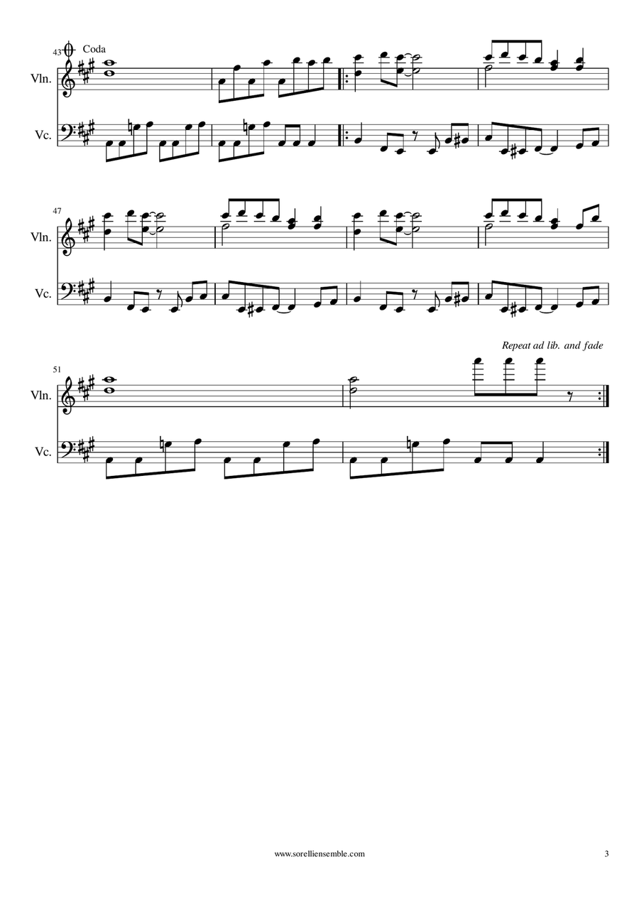 September String Duet scores gallery preview page 3