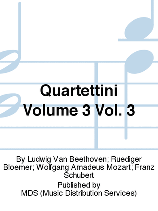 Quartettini Volume 3 Vol. 3