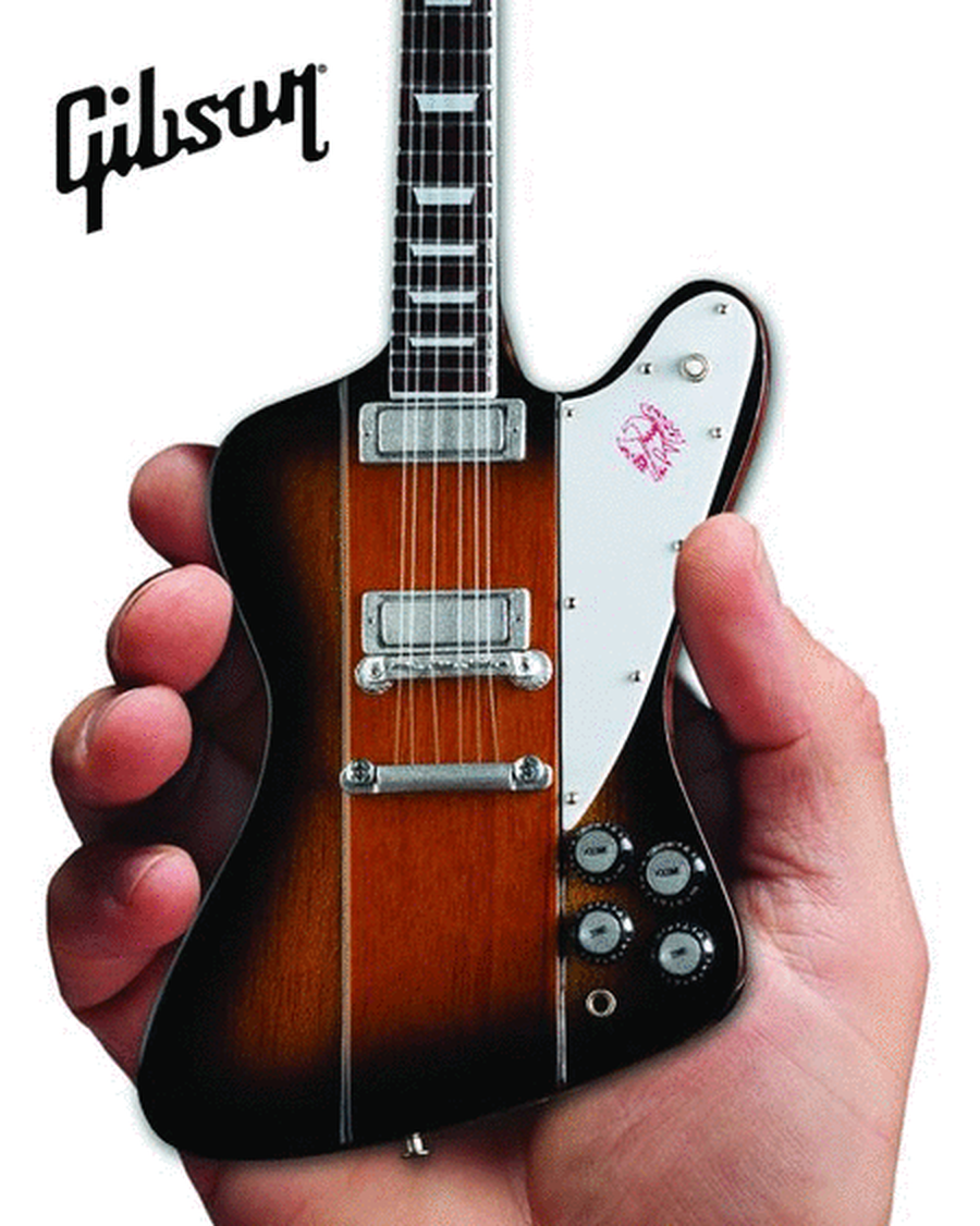 Gibson Firebird V Vintage Sunburst Mini Guitar Replica
