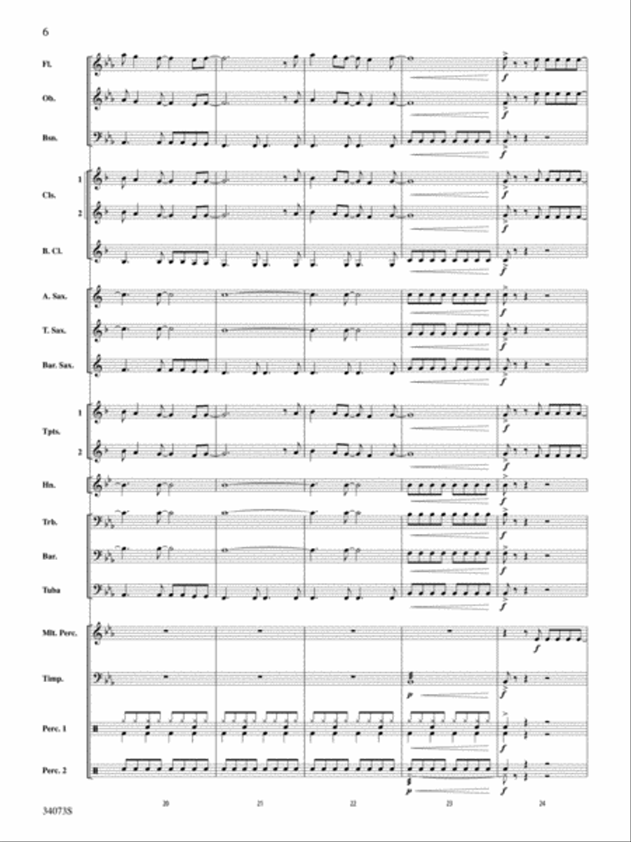 Love Drunk: Score Love Drunk: Score Concert Band scores gallery preview page 6