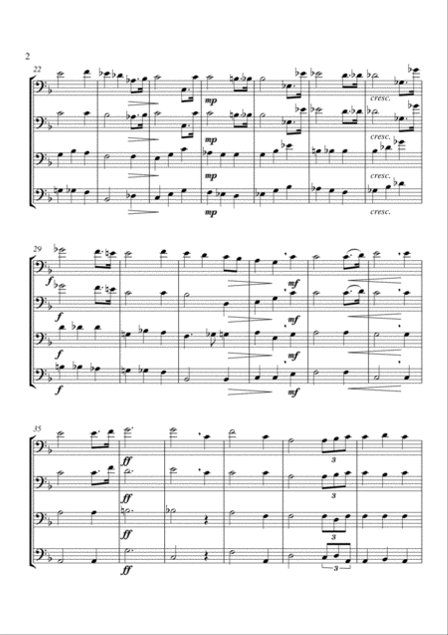 Pilgrims' Chorus from Tannhauser Choir scores gallery preview page 2