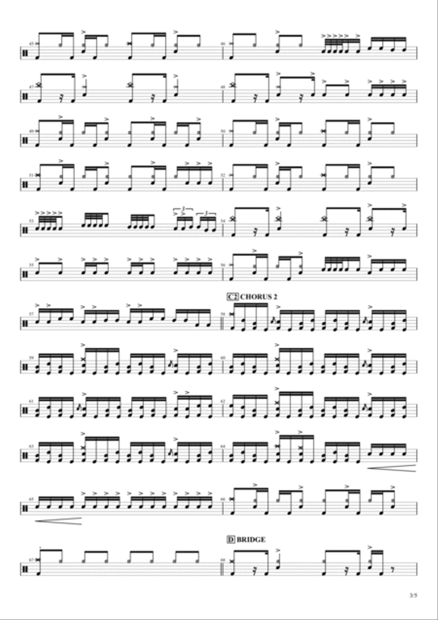 Fuel Drum Set scores gallery preview page 3