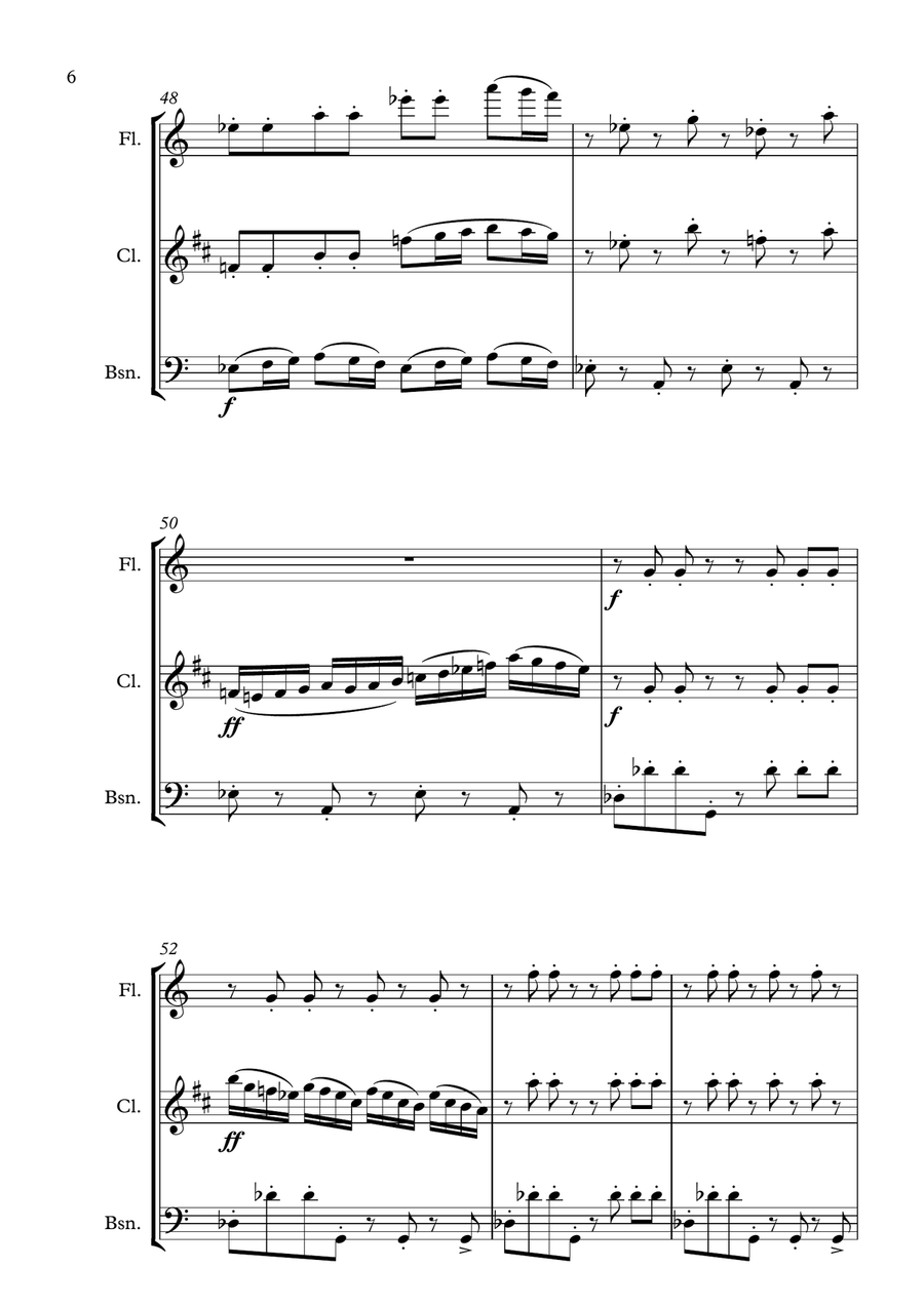 The Simpsons Tm End Credits Theme Small Ensemble scores gallery preview page 6