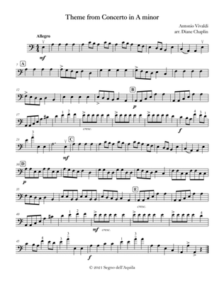 Theme from Concerto in A minor