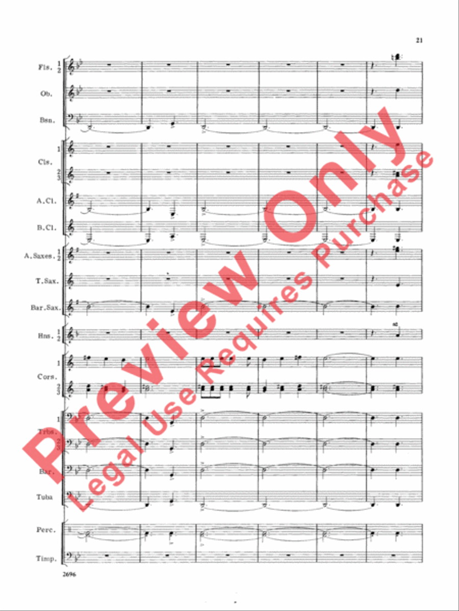 Hudson River Suite Hudson River Suite Concert Band scores gallery preview page 22