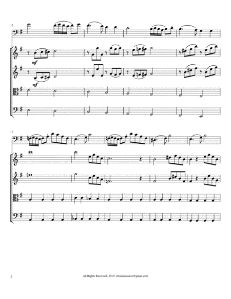 Romberg: Cello Sonata in E Minor (arr. for cello solo and string quartet) image number null