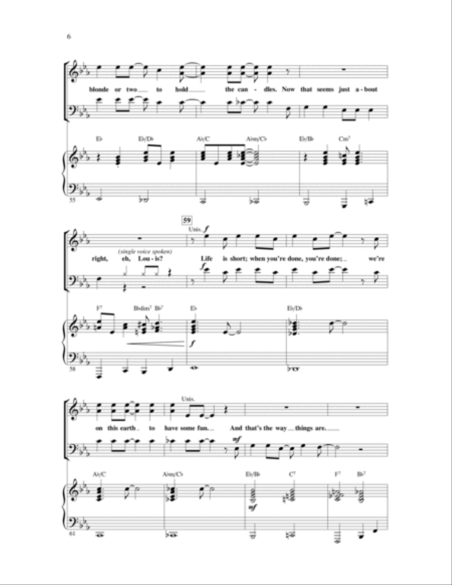 When We're Human (from The Princess And The Frog) 3-Part scores gallery preview page 6
