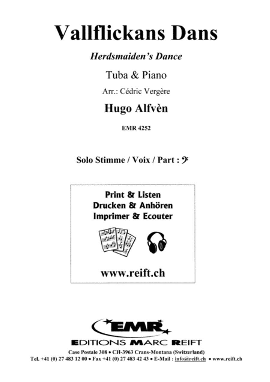 Vallflickans Dans Tuba scores gallery preview page 2