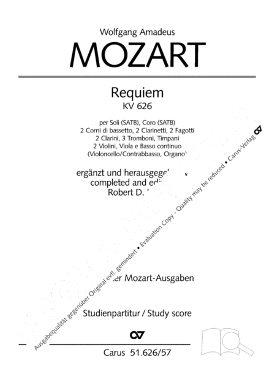 Requiem 4-Part scores gallery preview page 2