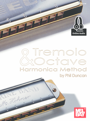 Book cover for Tremolo and Octave Harmonica Method