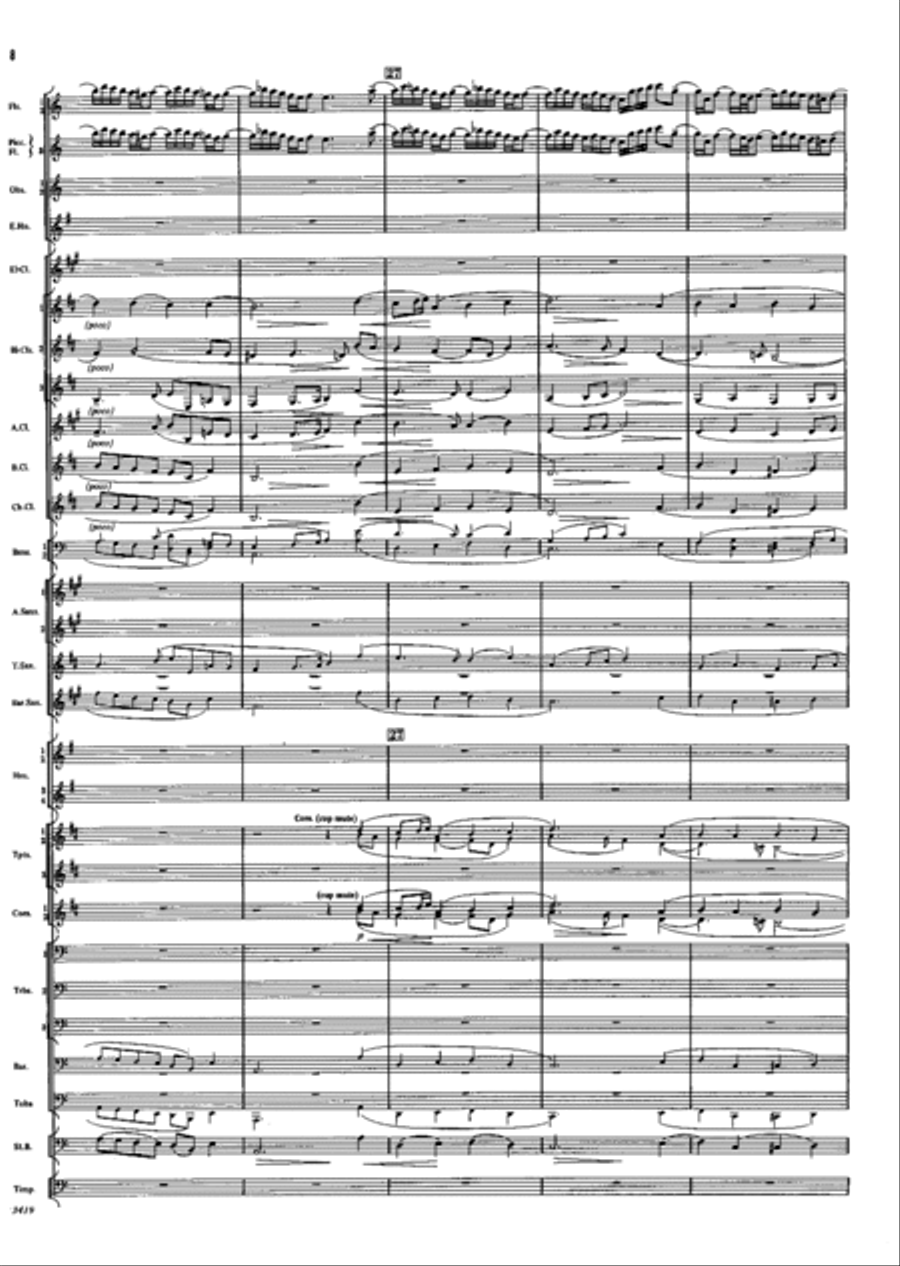My Heart Is Filled With Longing Concert Band scores gallery preview page 8