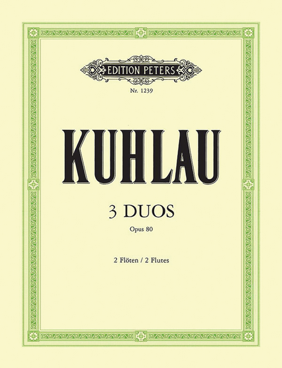 Duos (3) Op. 80