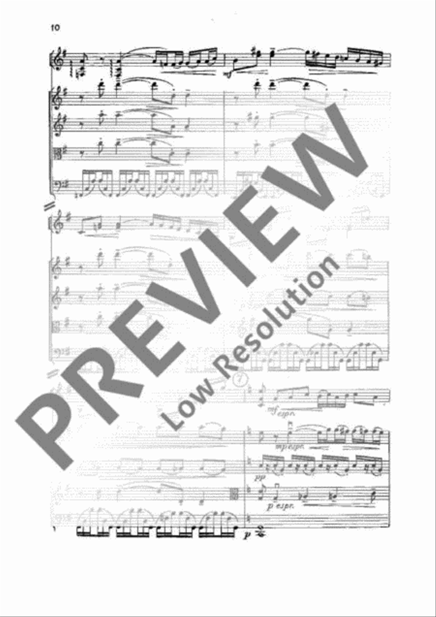 Quintet F Major Cello scores gallery preview page 13