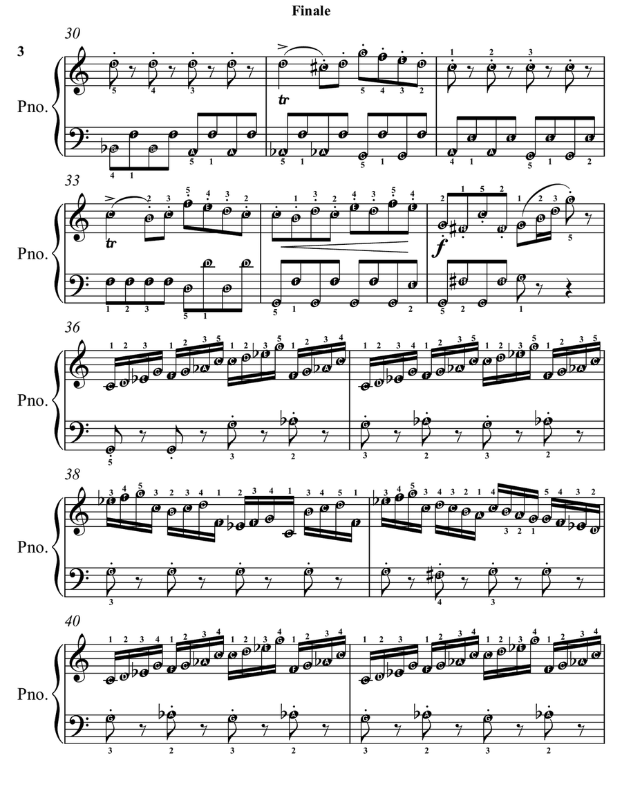 Finale Carnival of the Animals Easy Piano Sheet Music Easy Piano scores gallery preview page 4