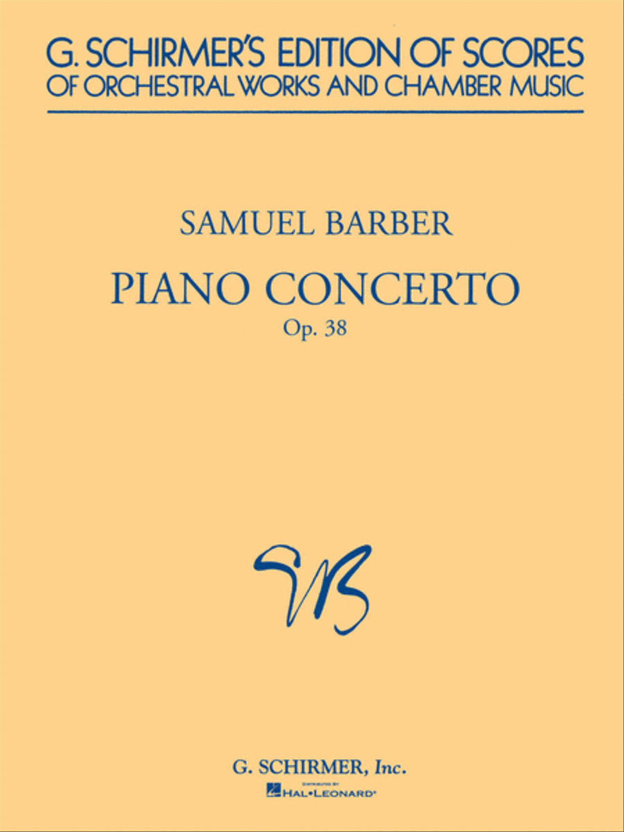 Piano Concerto, Op. 38 Piano Concerto, Op. 38 Orchestra scores gallery preview page 1