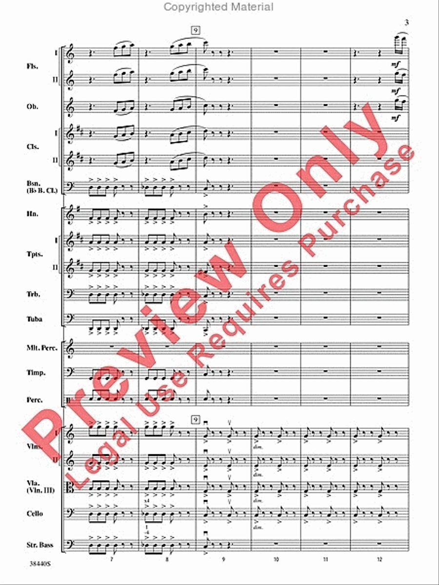 Leroy Anderson's Irish Suite, Part 1 (Themes from) Full Orchestra scores gallery preview page 4