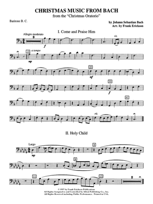 Christmas Music from Bach: Baritone B.C.