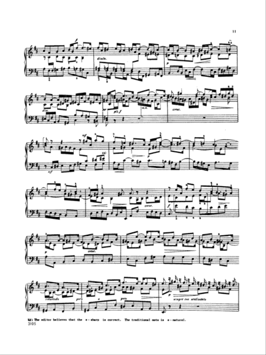 Bach: Seven Toccatas Piano Solo scores gallery preview page 6
