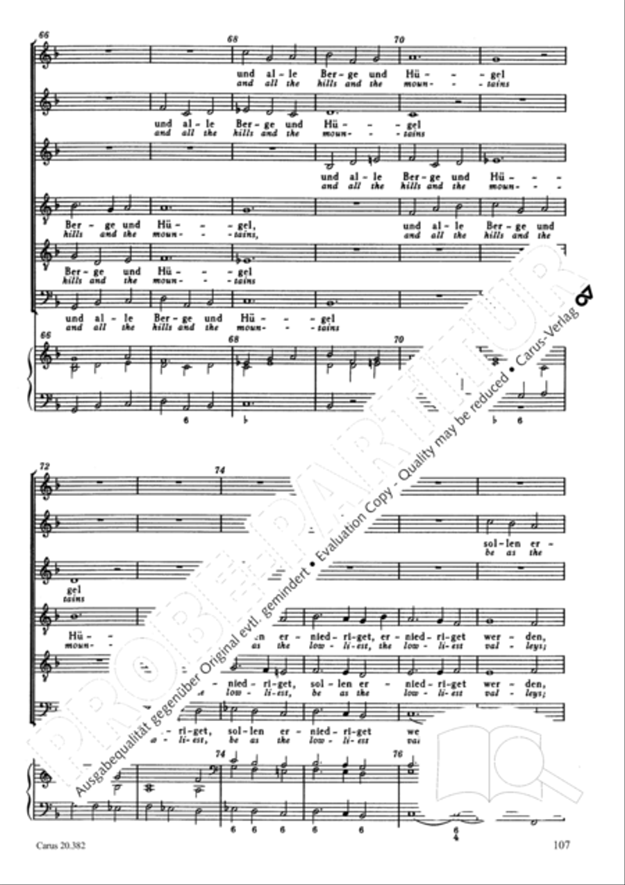 O my people, take heart (Trostet, trostet mein Volk) Choir scores gallery preview page 10