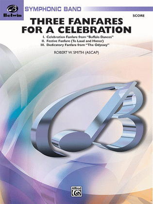 Book cover for Three Fanfares for a Celebration