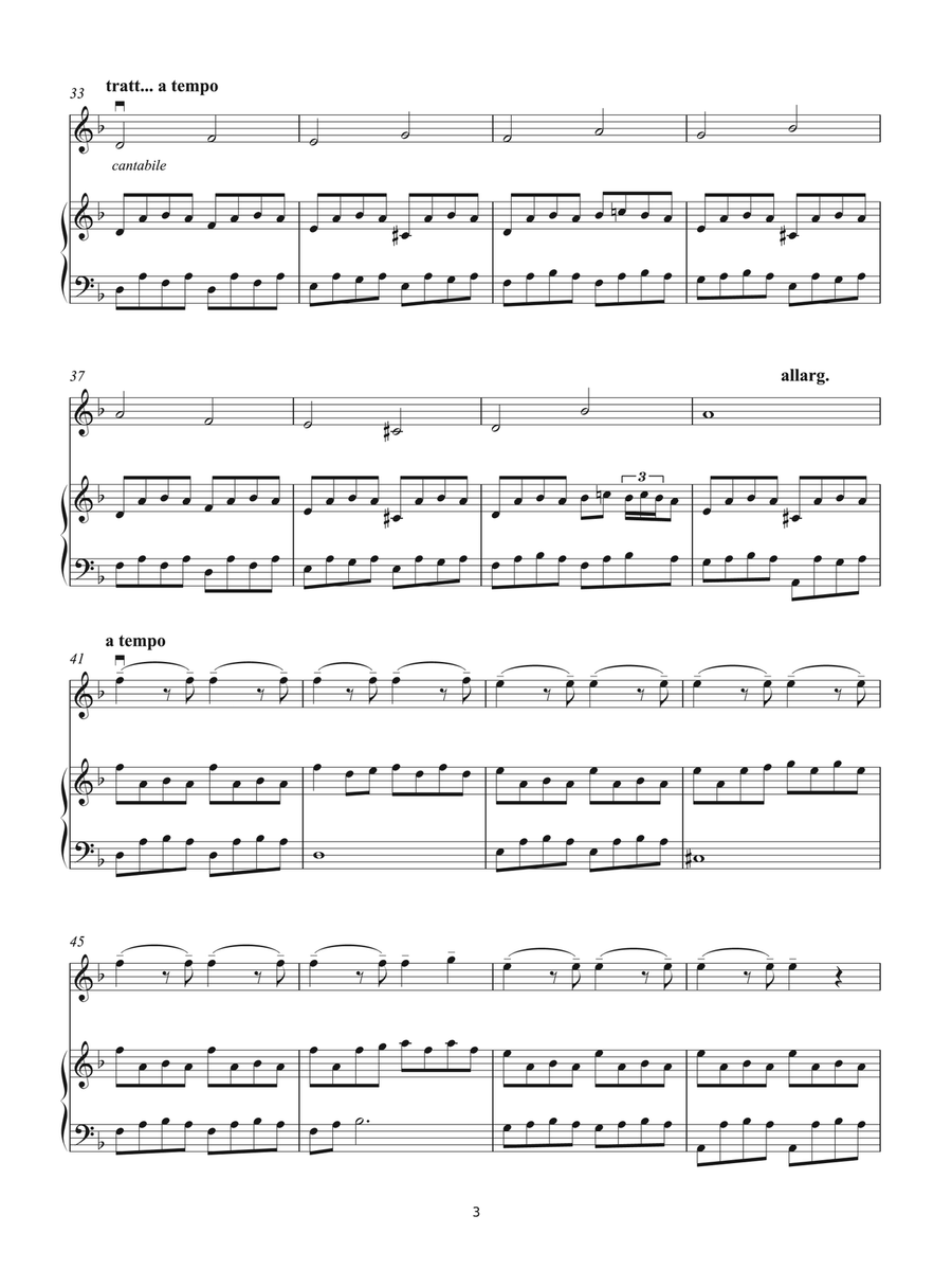 Sarabande Violin Solo scores gallery preview page 3