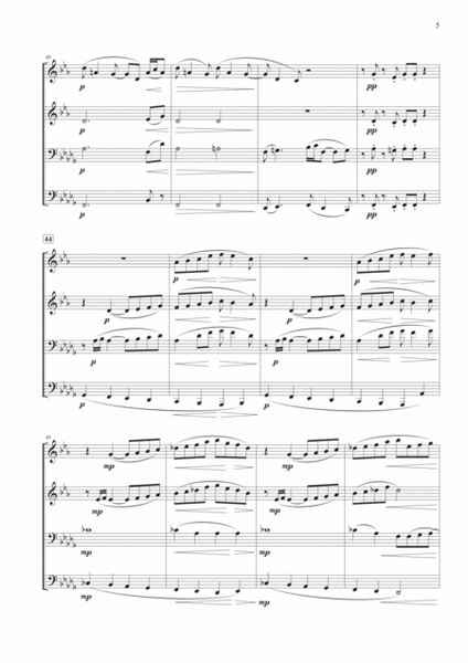 Prelude from "Suite Bergamasque" for Brass Quartet image number null