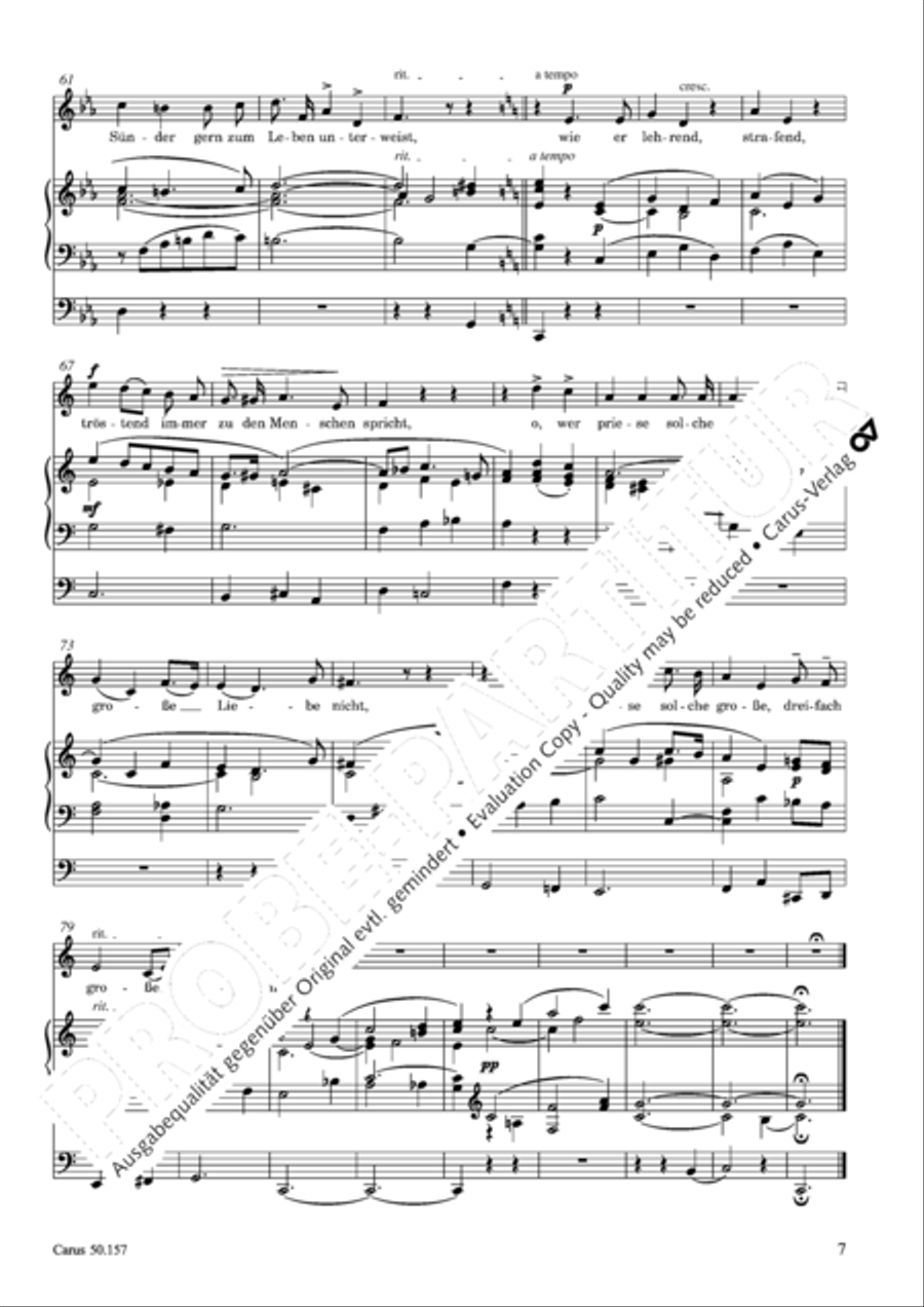 Sechs religiose Gesange op. 157 Score scores gallery preview page 8