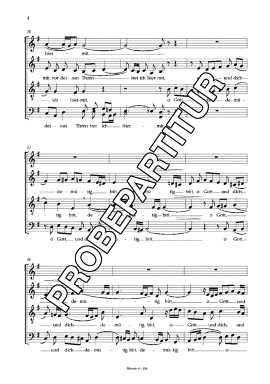Vor deinen Thron tret ich hiermit BWV 668 4-Part scores gallery preview page 5