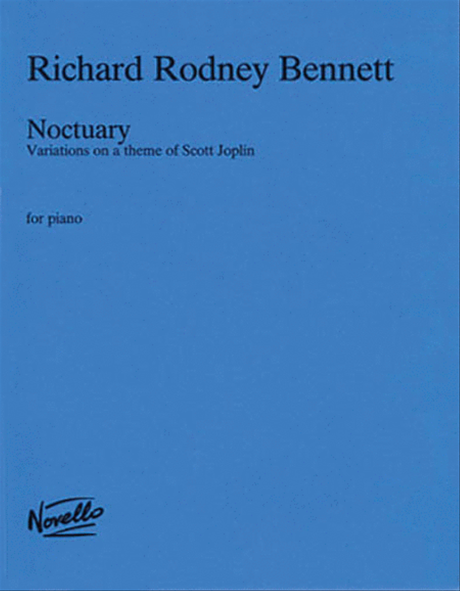 Richard Rodney Bennett: Noctuary For Piano Piano Solo scores gallery preview page 1
