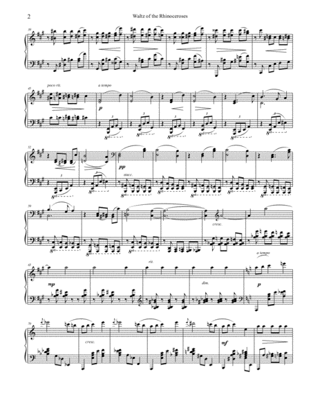 Waltz of the Rhinoceroses, Op. 154