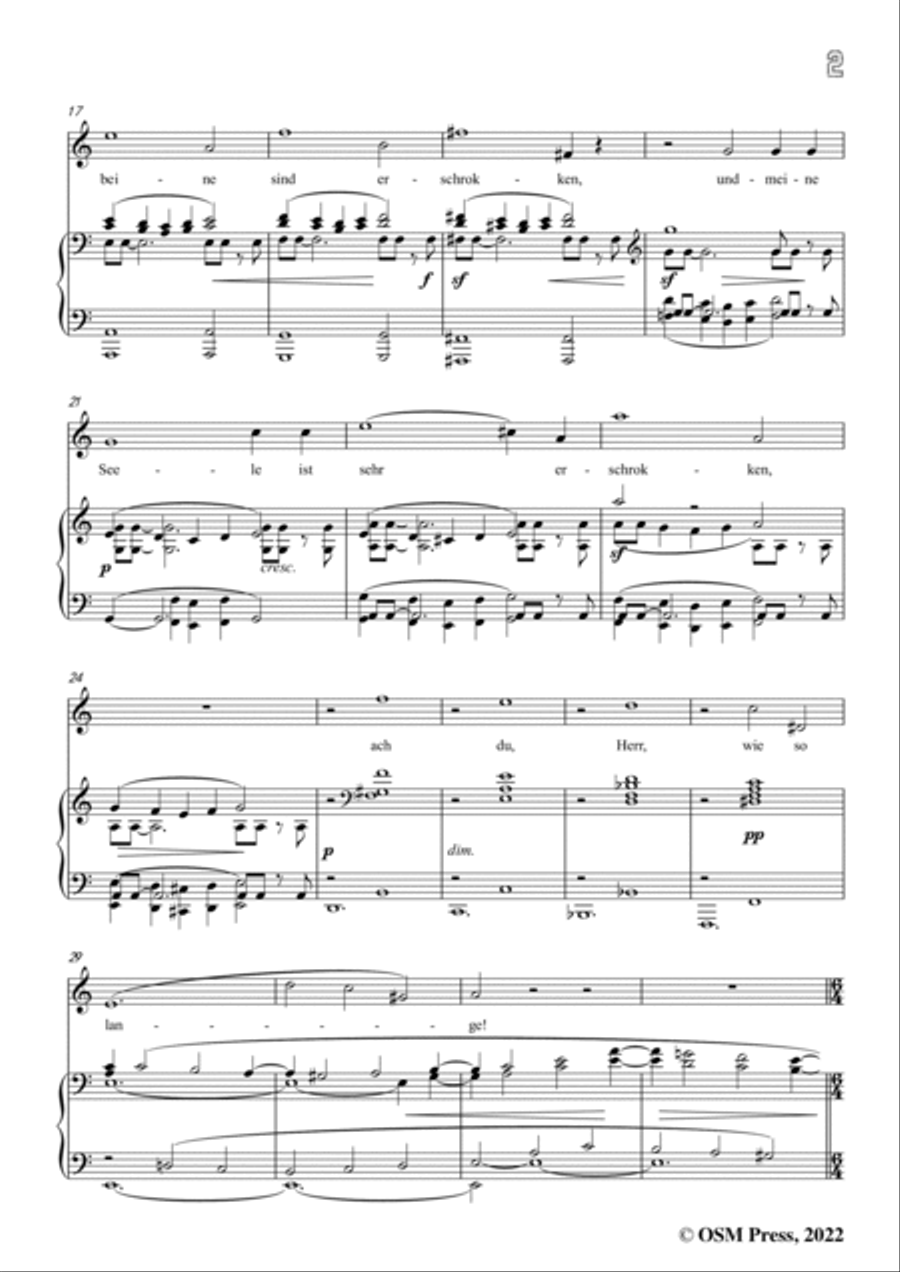 Jenner-Der 6,Psalm,in a minor,Op.9 No.2 Voice scores gallery preview page 3