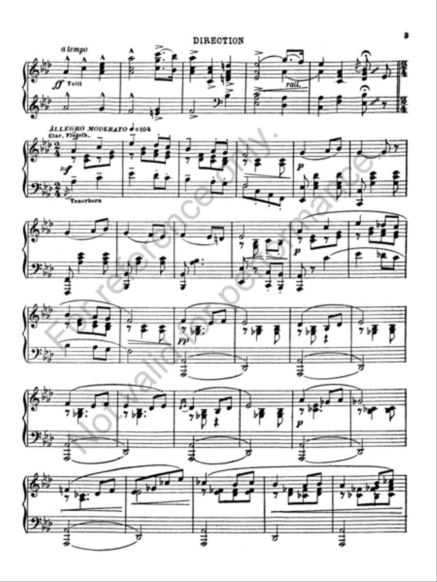Madame Butterfly Madame Butterfly Concert Band scores gallery preview page 5