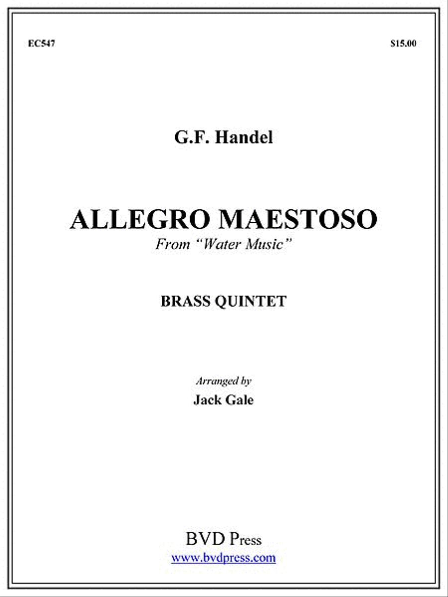 Allegro Maestoso from "Water Music"