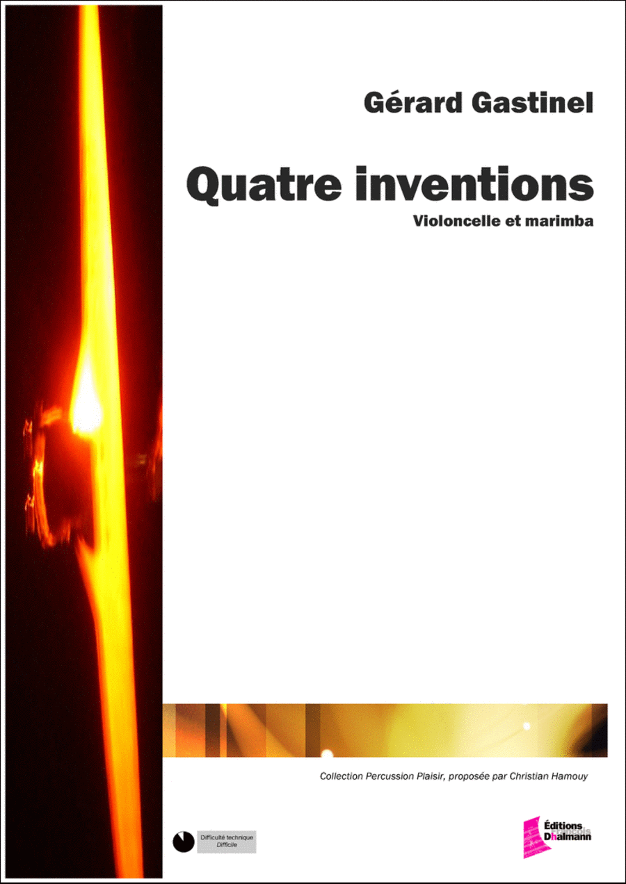 Quatre inventions Percussion scores gallery preview page 1