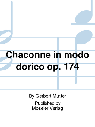 Chaconne in modo dorico op. 174