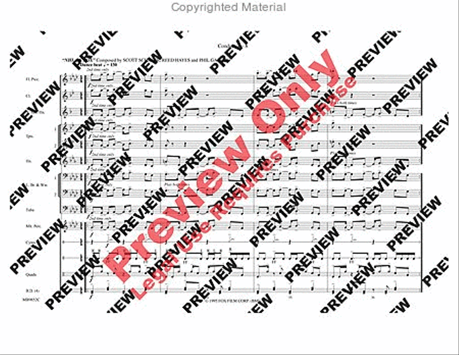 Fox Sports Themes Marching Band scores gallery preview page 9