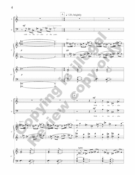 Missa Gaia: Within the Circles of Our Lives (Piano/vocal score)
