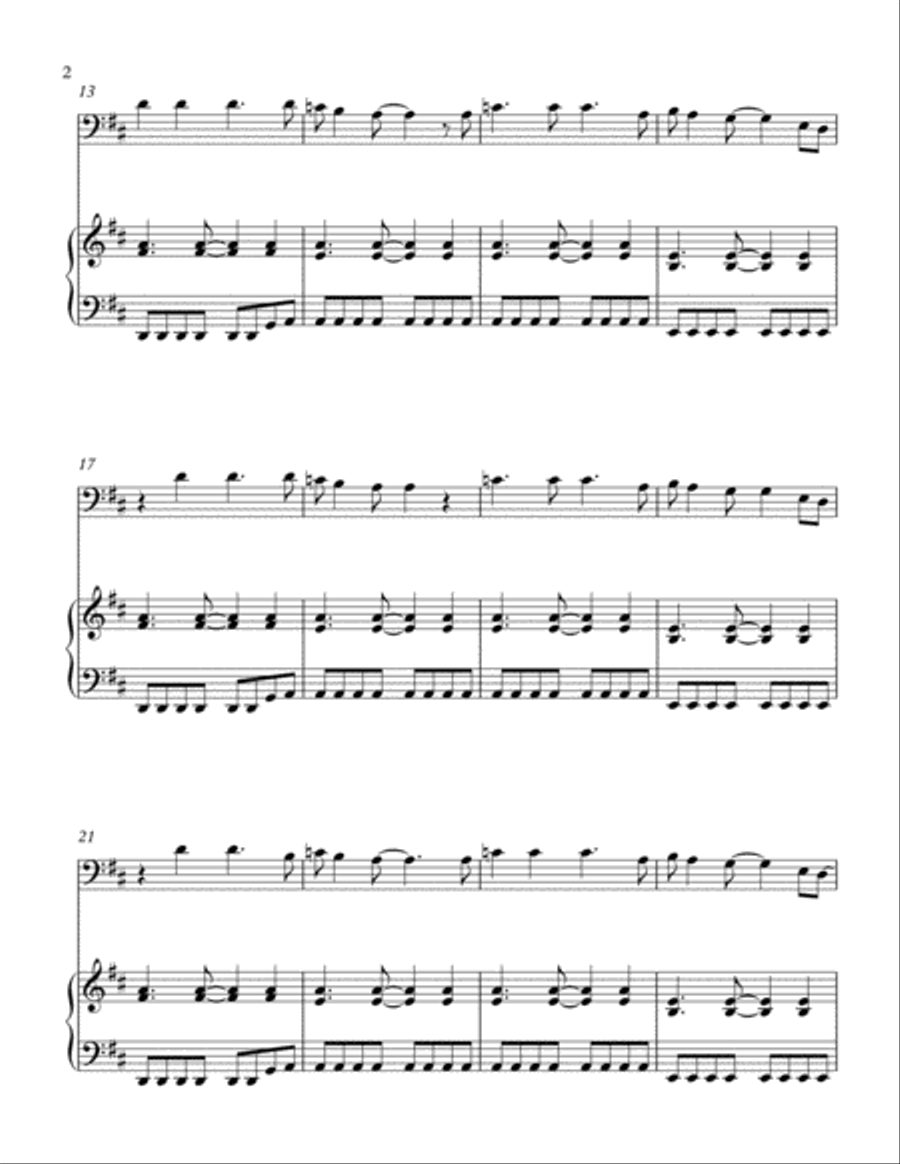 Clocks Piano scores gallery preview page 3