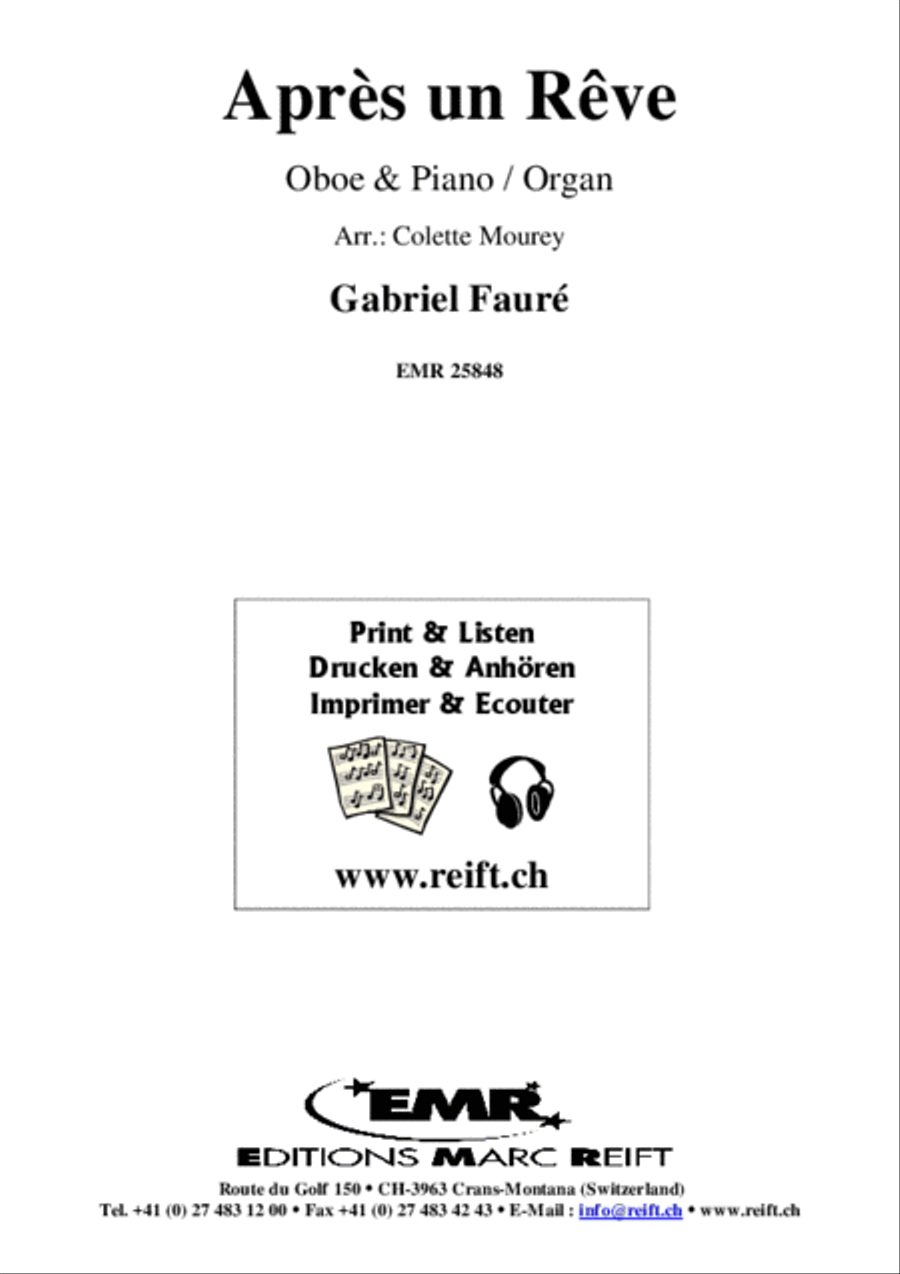 Apres un Reve Apres un Reve Organ scores gallery preview page 2