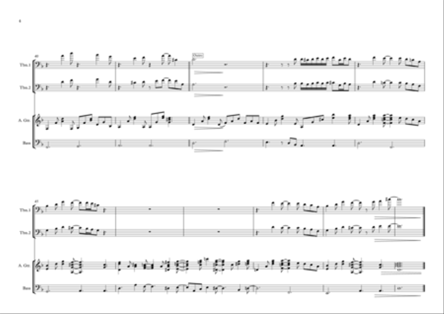Lacrimosa String Duet scores gallery preview page 5